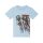 Someone Kurzarm T-Shirt Affen-Radfahrer ARCHIE-SB-02-J hellblau