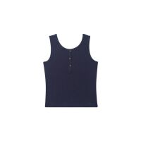 Someone Ärmelloses Shirt gerippt DANIRA -G-01-N navy