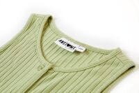 Someone ärmelloser Jumpsuit gerippt EMMY-G-64-E khaki
