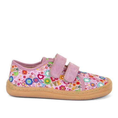 Froddo Hausschuhe Barefoot Canvas G1700379-33 pink+