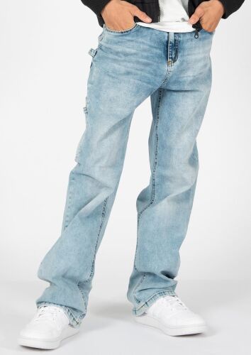 Blue Effect Boys Worker Baggy Jeans 2241-2856 9775 Light Blue