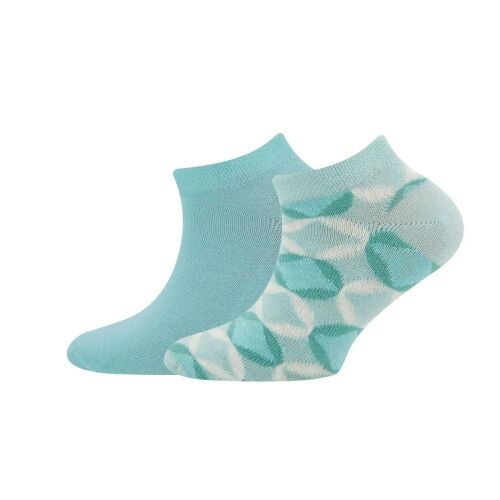 Ewers Sneakersocken 2er Pack Mustermix 201489 blue light-smoke