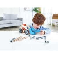 Hape - Junior Inventor - Build n Drive Car Set - Fahreug Baukoffer