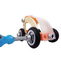 Hape - Junior Inventor - Build n Drive Car Set - Fahreug Baukoffer