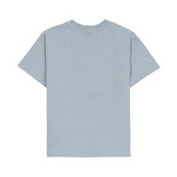 Lässig T-Shirt-Bio Baumwolle Happy Fruits-Zitrone hellblau