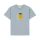 Lässig T-Shirt-Bio Baumwolle Happy Fruits-Zitrone hellblau