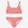 Losan Bikini Lycra LJGAP0703-25006 Blattmuster orange/white