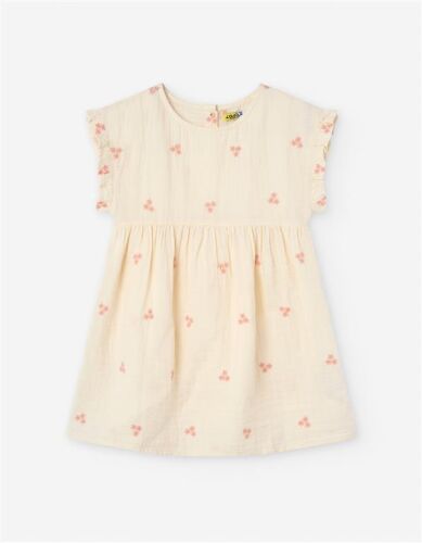 Losan Sommerkleid LKGAP0501-25005 rosa Blümchen creme weiß