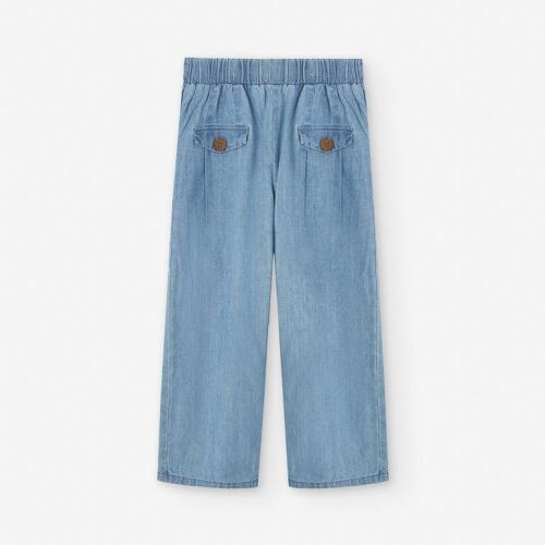 Losan Stoffhose mit Ziertaschen LKGAP0401-25005 blau denim
