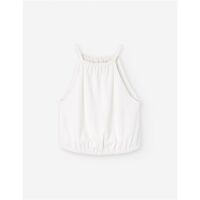 Losan Häkel-Halter Crop Top LJGAP0103-25014 light beige