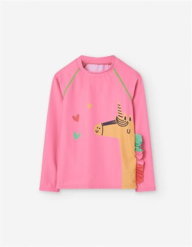 Losan La Badeshirt LKGAP0701-25001 UV 40+ gelbes Einhorn light pink