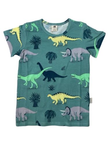 Walkiddy T-Shirt Running Dinosaurs RD13-318 dunkelgrün
