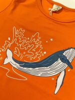 Walkiddy T-Shirt The Dancing Whales DWCO13-318 Orange