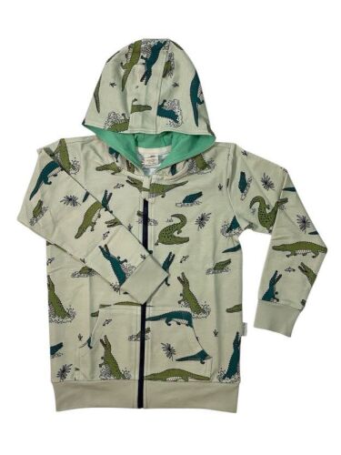 Walkiddy Sweatjacke Funny Crocodiles FC13-223 hellgrün
