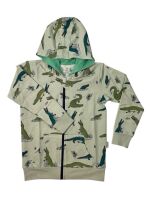 Walkiddy Sweatjacke Funny Crocodiles FC13-223 hellgrün
