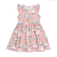 Walkiddy ärmelloses Kleid Swans in Spring SP13-290...