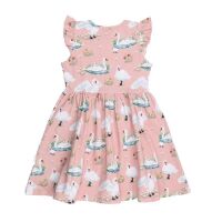 Walkiddy ärmelloses Kleid Swans in Spring SP13-290...