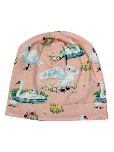 Walkiddy Beanie Swans in Spring SP13-224 Rosa/Schwäne