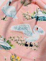 Walkiddy Beanie Swans in Spring SP13-224 Rosa/Schwäne
