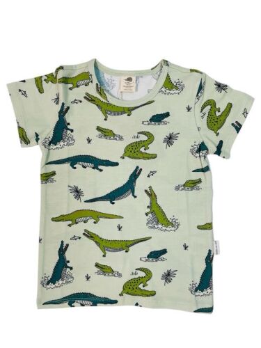 Walkiddy T-Shirt Funny Crocodiles FC13-318 Hellgrün/Krokodile