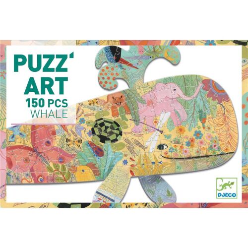 Djeco Puzzle Puzzart 150 Teile Whale