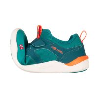 Trollkids Barfußschuh Kids Bergen Barefoot Hiker Türkis/Orange