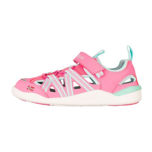 Trollkids Barfußsandalen Saltfjord Barefoot Sandal magenta/mint