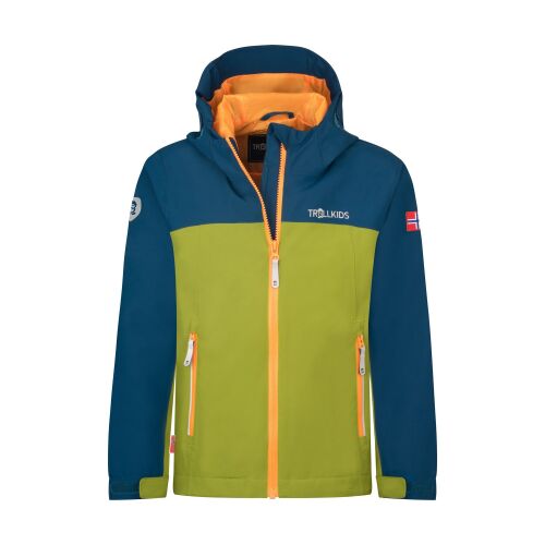 Trollkids RegenjackeTelemark 390-360 grün/navy