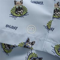 Minymo Badeshorts 133941 Fb.7112 Hunde hellau