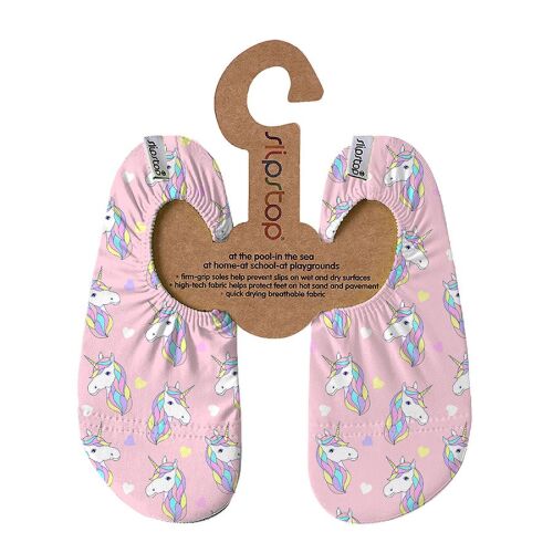 Slipstop Badeschuhe/Turnpatschen Mythos/Einhörner Rosa