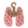 Slipstop Badeschuhe/Turnpatschen Berryfull Erdbeeren Pink