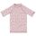 Slipstop kurzarm UV-Badeshirt Rose Flower Altrosa/Blumen weiß