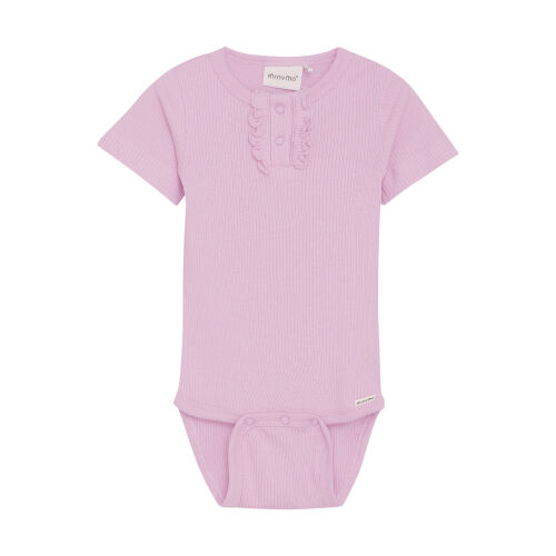 Minymo Kurzarm-Body aus Tencel 113900 Fb.5650 rosa