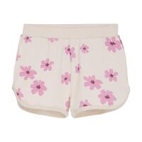 Minymo Sweat-Shorts 123946 Fb.2605 Creme/Rosa Blüten