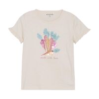 Minymo T-Shirt Karotten 123928 Fb.2605 Creme/Bunt