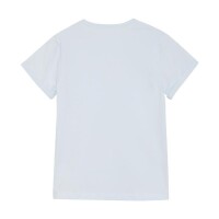 Minymo T-Shirt Blumen 123929 Fb.7005 Hellblau/Pink