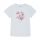 Minymo T-Shirt Blumen 123929 Fb.7005 Hellblau/Pink