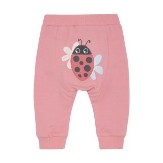 Minymo Baby-Sweat Hose 113928 Fb.5269 Pink-Marienkäfer