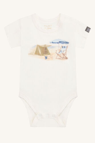 Hust & Claire Kurzarm Body Billy 29631169 Fb.3270 Strand weiß