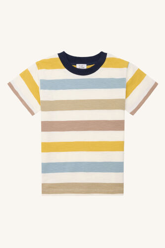 Hust & Claire T-Shirt Anton 29544430-3270 grün/weiß/braun/blau gestreift