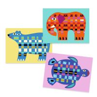 Djeco Basteln mit Papier DJ0088 Croco