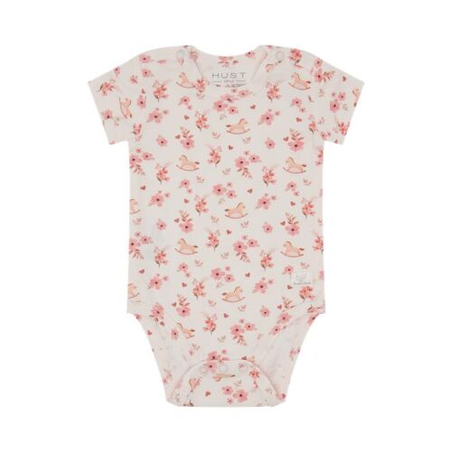 Hust & Claire Kurzarm Body Bam 29634925-4307 Pferdchen und Blümchen rosa