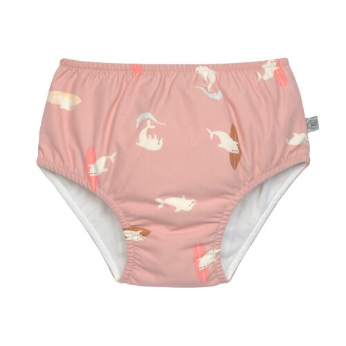 Lässig Baby Schwimmwindeln Dolphin peach rosa