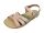 Flexi Nens Barfuß Sandale 5760-PR Vaquelina Nude mit Riemchen beige
