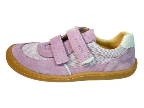Telyoh Barfußschuhe/Sneaker mit Klett 3447 BF Massai Casual lila
