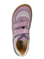 Telyoh Barfußschuhe/Sneaker mit Klett 3447 BF Massai Casual lila