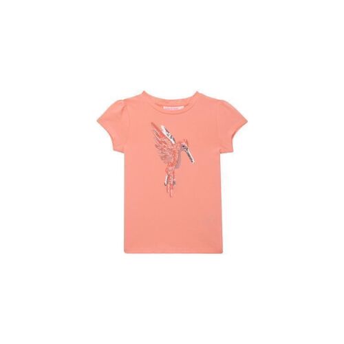 Someone KA Shirt Felien-SG-02-C Bright Peach/Pailletten-Kolibri