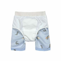 Lässig Baby Schwimmshorts mit Windel Crocodile Sky Blue