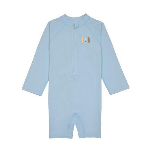 Lässig langarm UV-Badeanzug Sky Blue Himmelblau