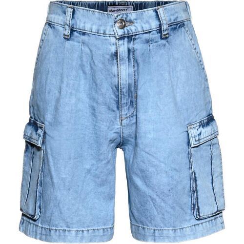 Blue Effect Girls Wide Leg Bermuda Cargo1251-3364 Fb.9816 light blue
